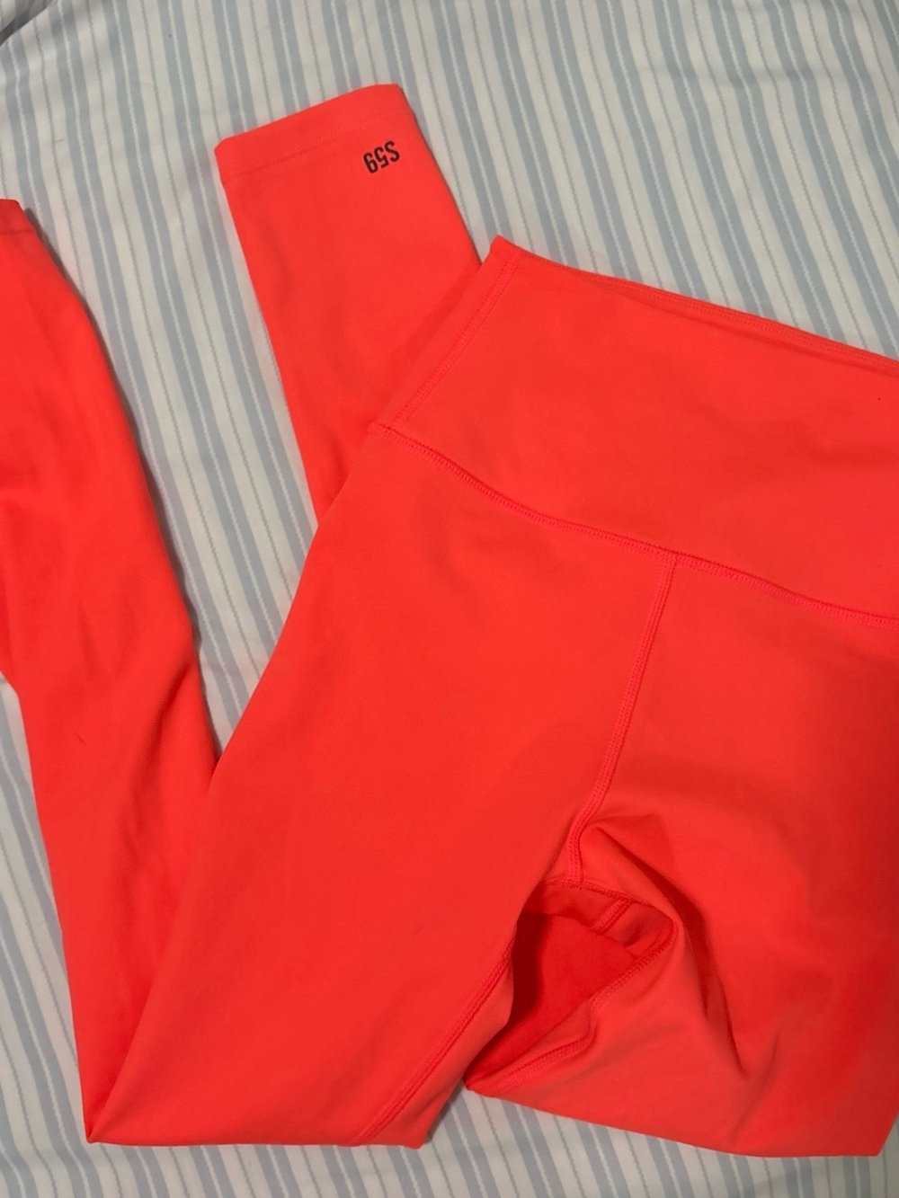 Splits59 Neon Coral High-Waist Leggings